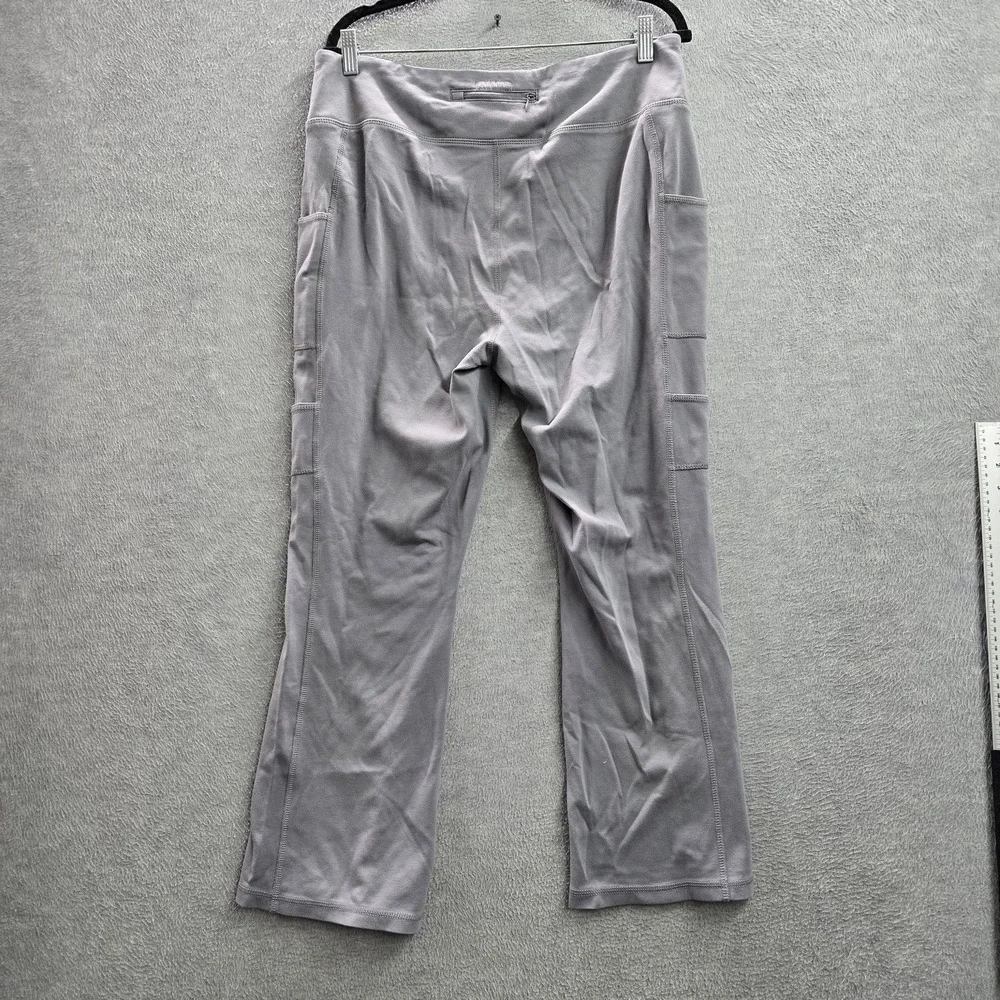 Jaanuu Women Scrub Pants XLP Gray Yoga Bootcut J95141P PO#424